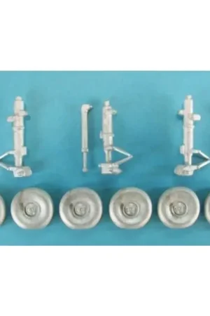Seizoensaanbieding SA 330 Puma Landing Gear (designed to be used with Matchbox and Revell kits) (Set has accurate wheels with weighted tires and g