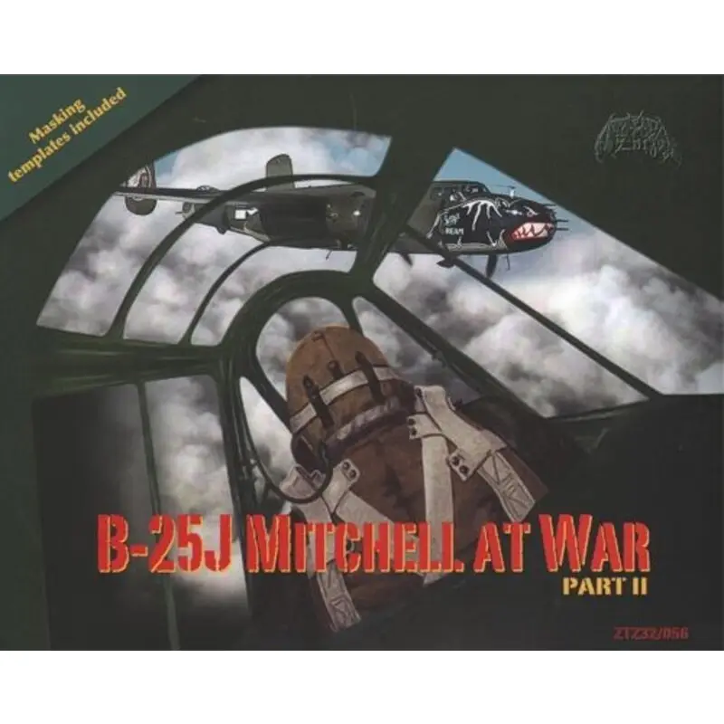Seizoensaanbieding Sticker North-American B-25J Mitchells 8 gun straffers Decal