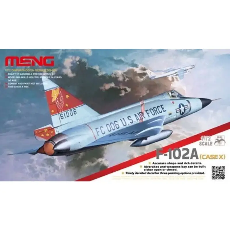Convair F-102A (Case X) Schaalmodel Laatste Versie