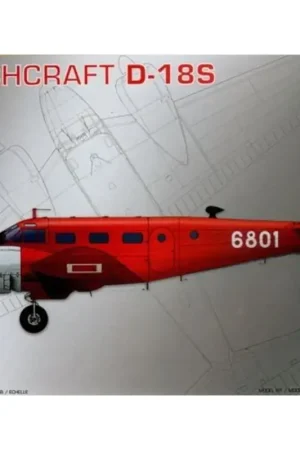 Beechcraft D-18 (C-45) Turkish Air Force Schaalmodel Hoge Kwaliteit