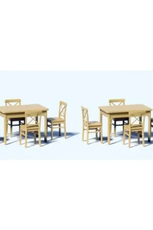 Exclusieve Aanbieding 2 tafels en 8 stoelen, kit Figuurtje