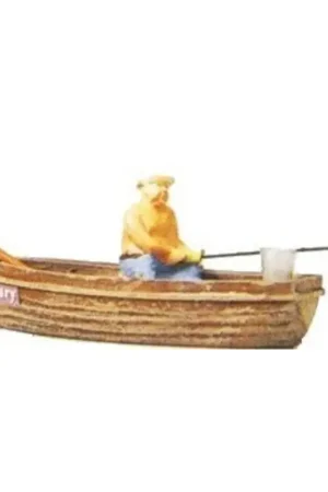 Visser in zijn boot Bestel Nu