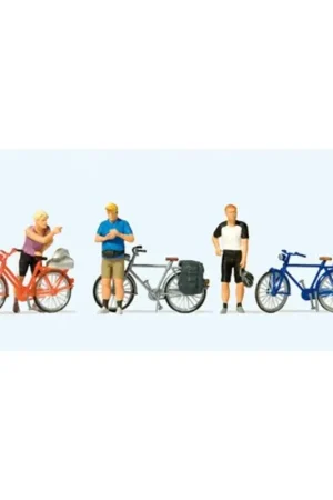 Betrouwbaar Fietsers in sportkleding