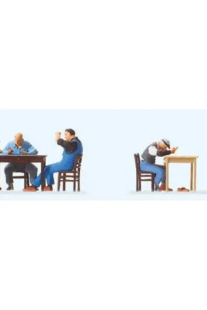 Betaalbaar Breek de spoorlijn (inclusief tafels en stoelen) Figuurtje