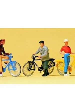 Rechtstreeks Van De Fabrikant Fietsers op een kruispunt Figuurtje