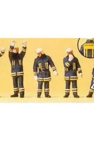 Brandweerlieden en ondersteuning Figuurtje Snelle Levering