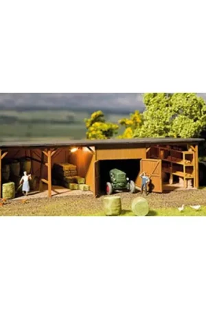 Populair Hay bale store with workshop