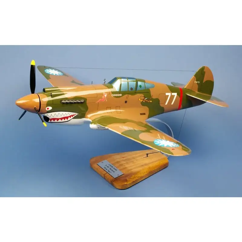 Gecertificeerd P-40B Curtiss Hawk Miniatuur