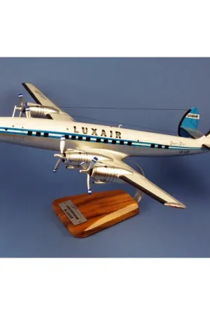 Exclusieve Aanbieding Lockheed L-1649A Starliner Luxair Miniatuur