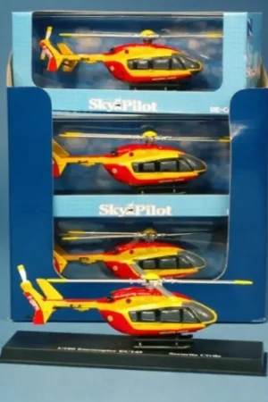 EC145 Securite Civile mini helicopter metal (x12 p Miniatuur Lage Prijs