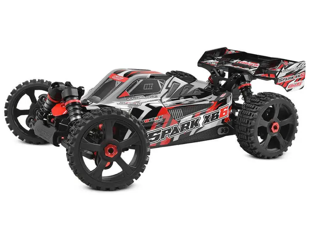 Direct Beschikbaar Team Corally Spark XB-6 RTR - Rood