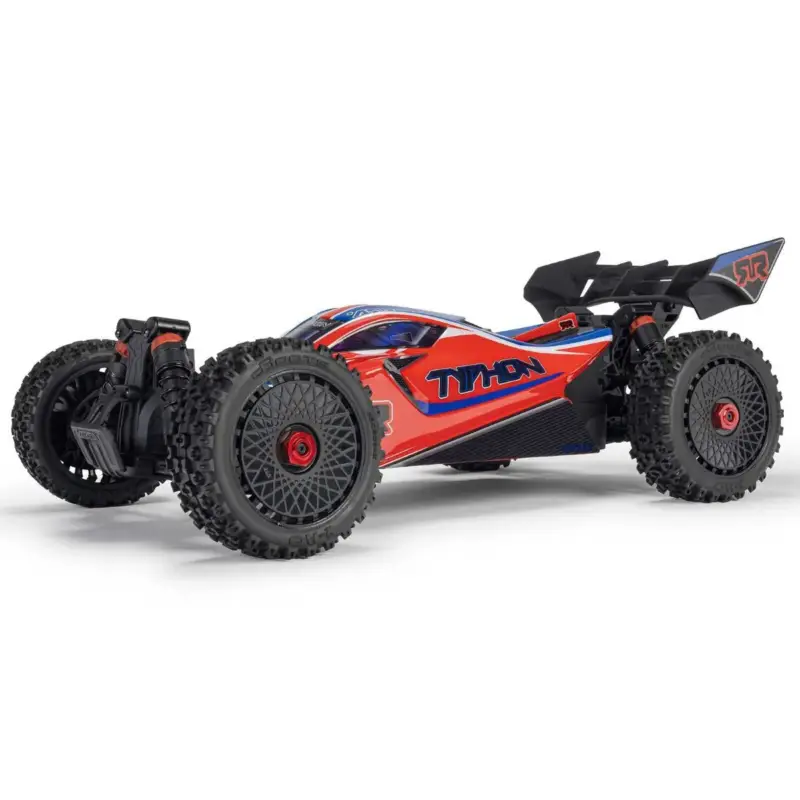 Snelle Levering Arrma 1/8 Typhon 223S SCX 4x4 brushless buggy RTR - Rood