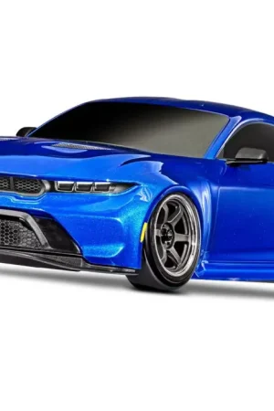 Traxxas 4-TEC 2024 Ford Mustang Drift car - Blauw Uitverkoop