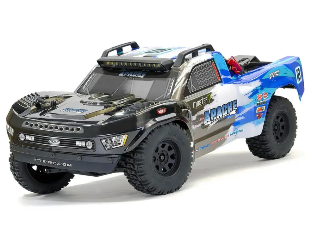 Nu Kopen FTX Apache 1/10 Trophy Truck Brushless 4WD RTR - Blauw