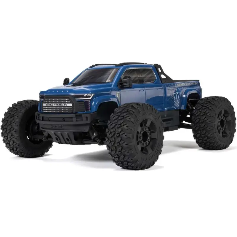 Arrma 1/10 Big Rock 223S DSC 4x4 brushless truck RTR - Blauw Aanbieding
