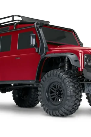 Nieuw Traxxas TRX-4 Land Rover Defender Clipless - Rood