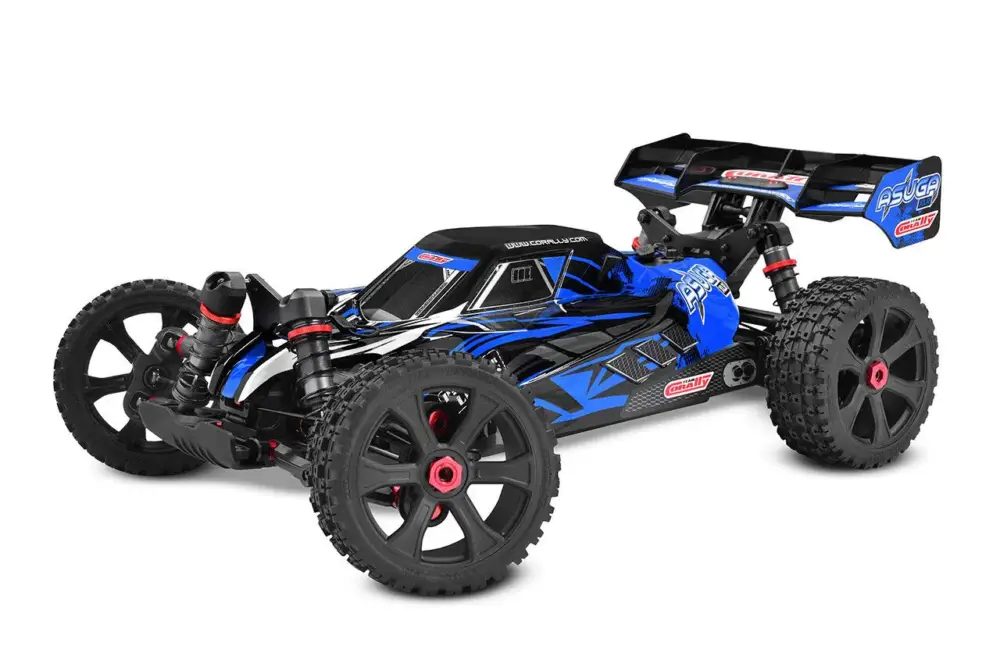 Express Levering Team Corally Asuga XLR 6S RTR - Blauw
