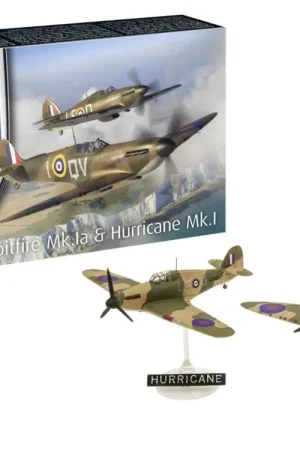 Gecertificeerd Revell 1/144 Supermarine Spitfire Mk.Ia & Hawker Hurricane Mk.I (03771)