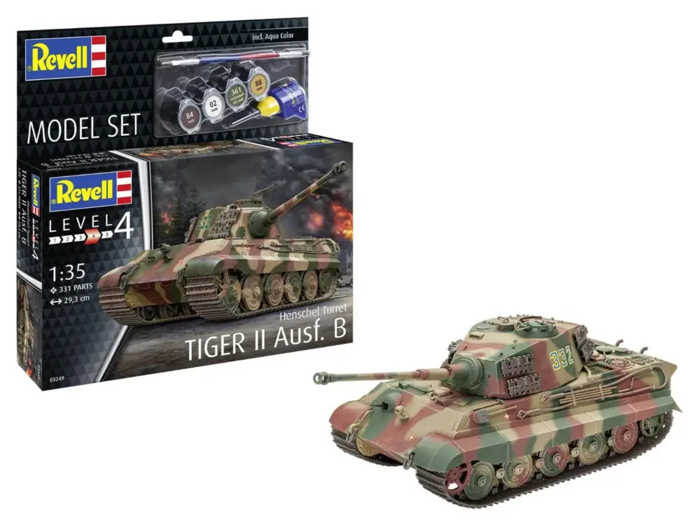 Meest Verkocht Revell 1/35 Tiger II Ausf. B Model-Set