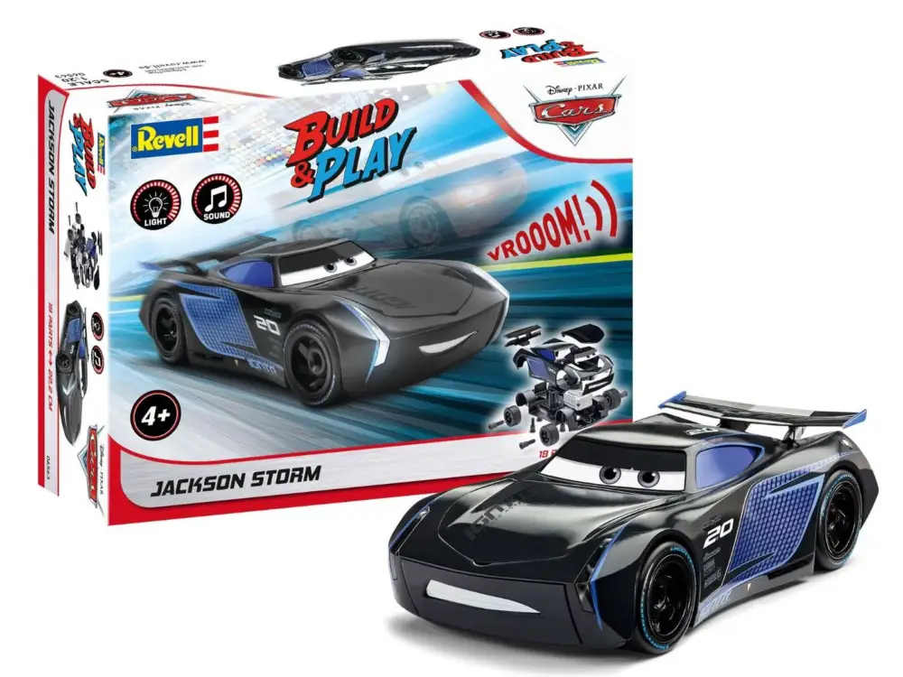 Bestseller Revell - Jackson Storm Disney-Cars (Light & Sound) bouwpakket