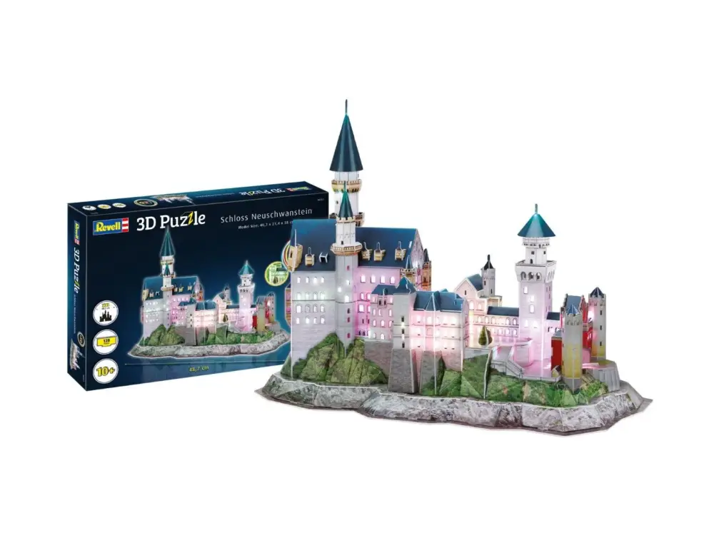 Revell 3D Puzzle Schloss Neuschwanstein met LED verlichting Goedkoop