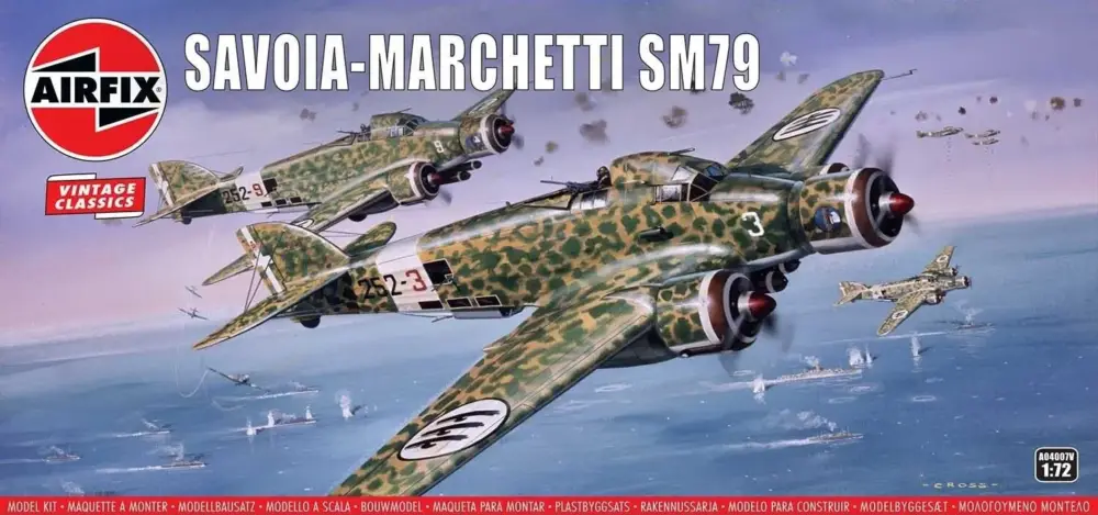 Airfix 1/72 Savoia Marchetti SM79 Merkproduct