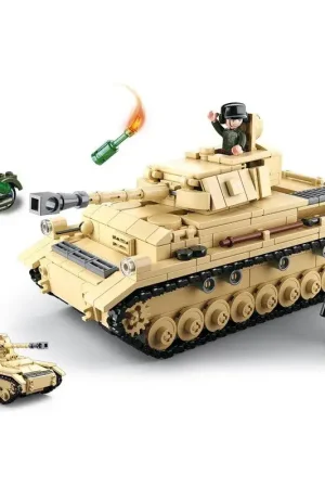 Actieprijs Sluban WWII - German Tank (M38-B0693)