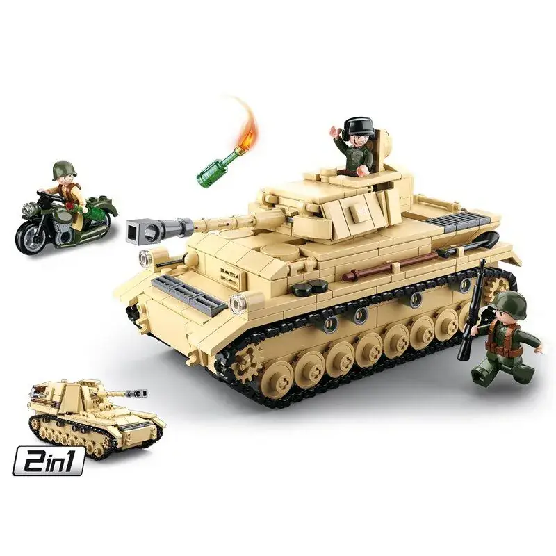 Actieprijs Sluban WWII - German Tank (M38-B0693)