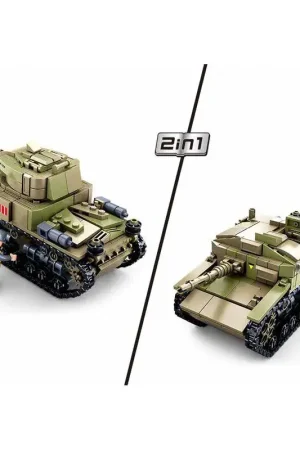 Sluban WWII - Italian Tank 2in1 (M38-B0711) Nieuw
