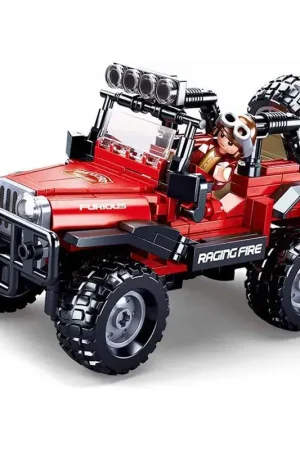 Direct Verzonden Sluban Off-Road Jeep bouwstenen set (M38-B0816)