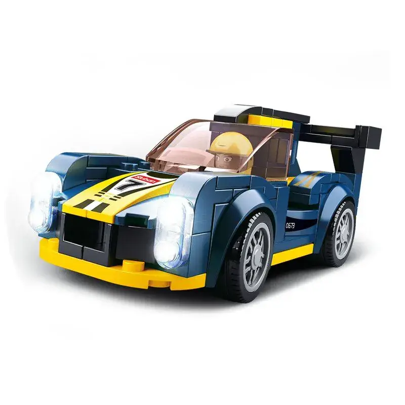 Sluban LeMans racing car bouwstenen set Gratis Retour