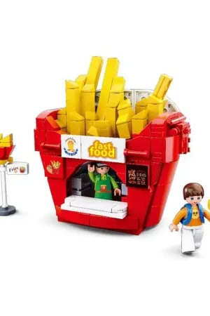 Beperkte Voorraad Sluban French Fries House bouwstenen set