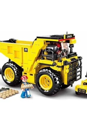 Sluban Mining Truck bouwstenen set Favoriet