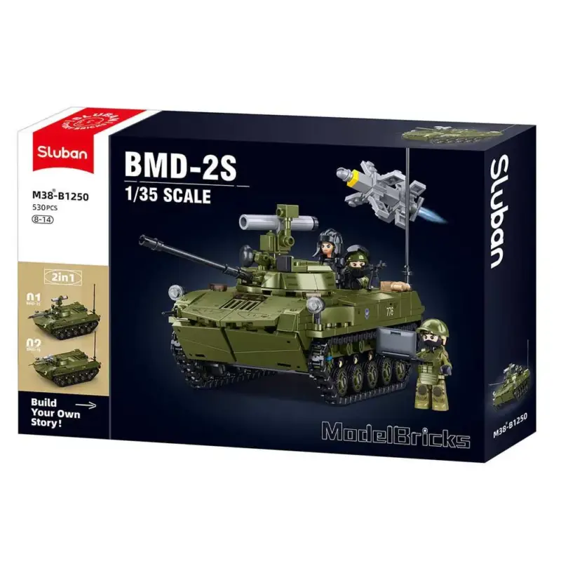 Koopje Sluban Modelbricks tank BMD-2S