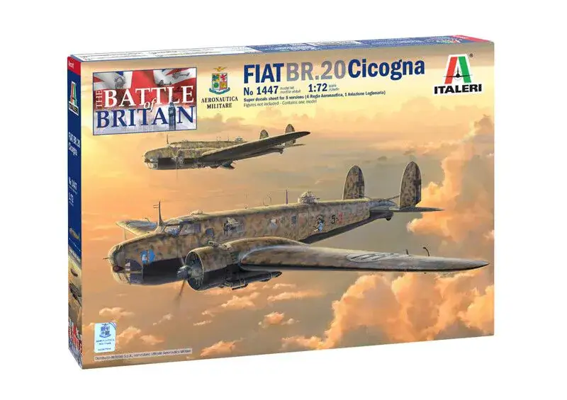 Italeri 1/72 FIAT BR.20 Cicogna Battle of the Britain Finale Uitverkoop
