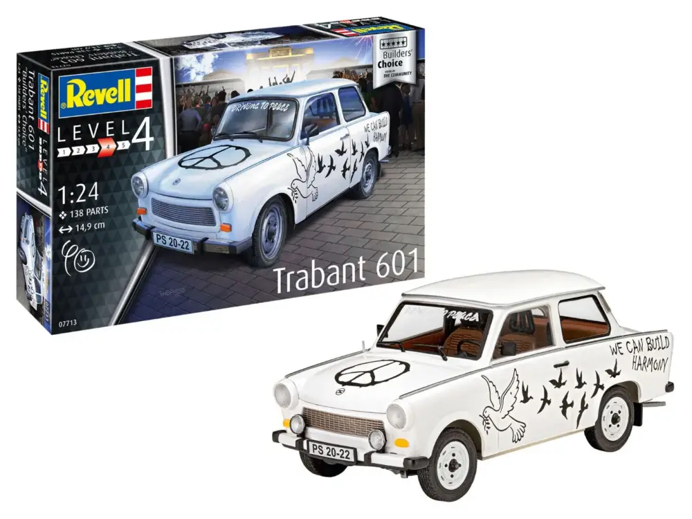 Revell 1/24 Trabant 601 model-set Shop Nu