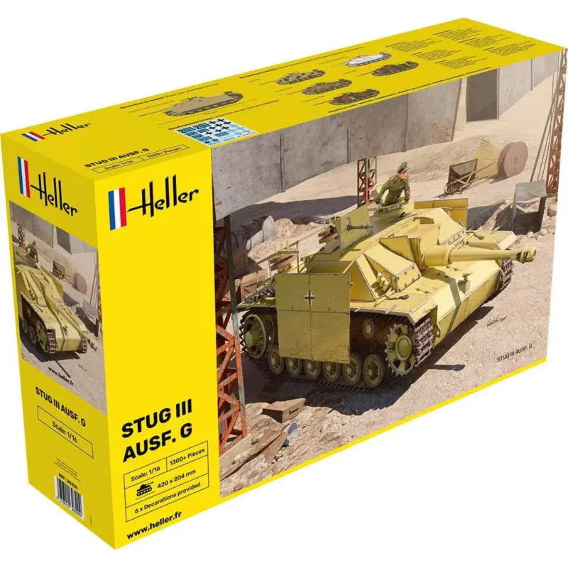 Heller 1/16 Stug III Ausf. G Tijdelijk Beschikbaar