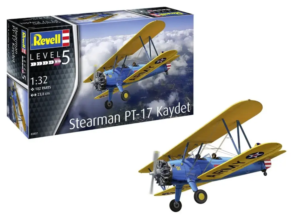Revell 1/32 Stearman PT-17 Kaydet Bestel Nu