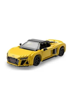 Audi R8 Spyder 1:14 bouwstenen/bouwset - Geel Lage Prijs