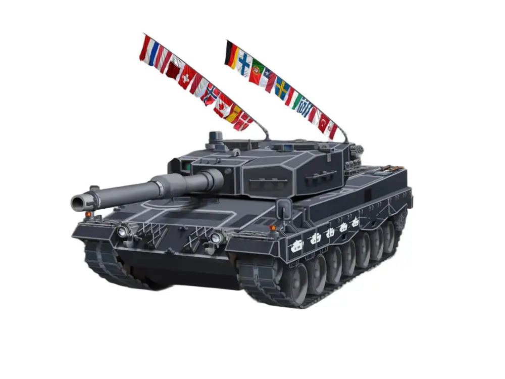 Veilige Betaling Revell Leopard 2A4 modelbouwpakket - 40th anniversary