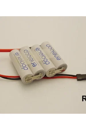 Gecertificeerd Ontvanger Accu Eneloop 4,8 Volt 2000 Mah