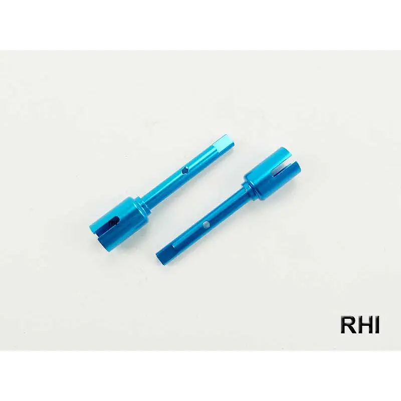 Centraal As Meenemer Blauw Aluminium TT-02 Op = Op