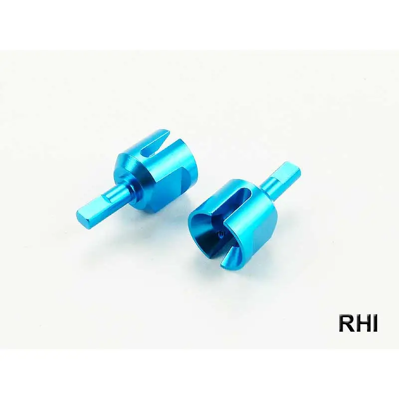 Diiferentieel As Meenemer Voor/Achter Blauw Aluminium TT-02 Nieuw