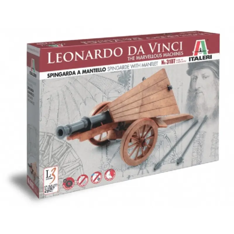 Leonardo Da Vinci Spingarda a mantello - Spingarde with mantlet Fabrieksprijs
