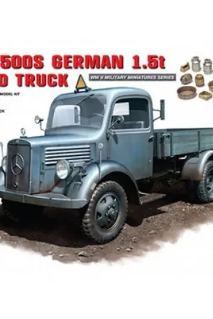 German MB 1500S1.5t Cargo Truck Model Kit-35142 Gereduceerde Prijs