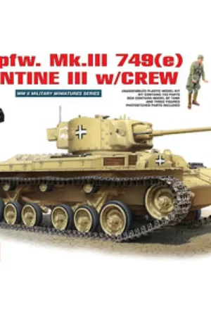 Koopje German Pz.Kpfw.749(e) Valentine Mk III with Crew-35100