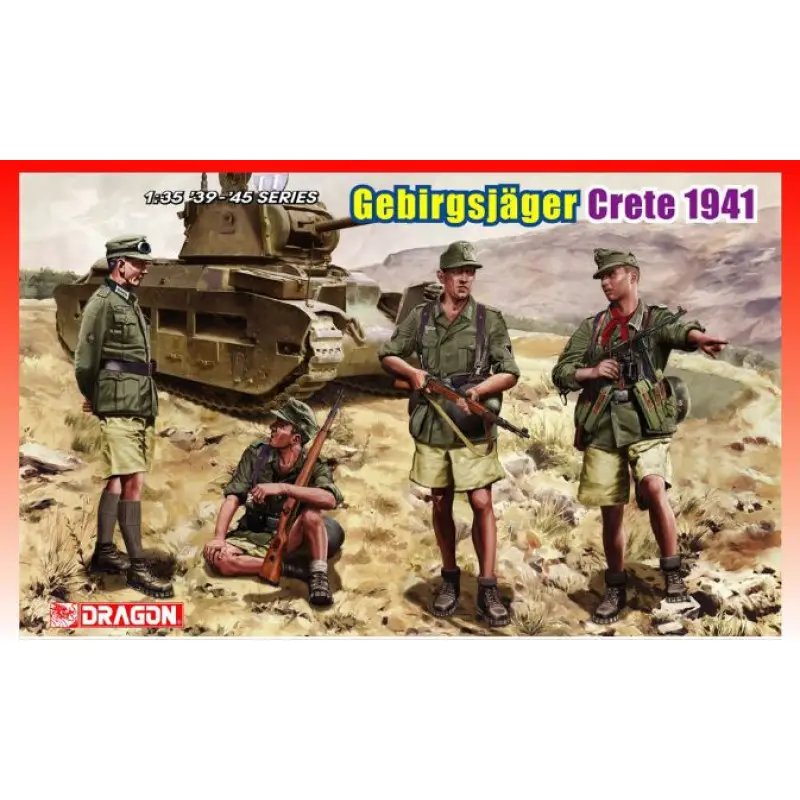 Dagaanbieding Gebirgsjägers Crete 1941 -6742