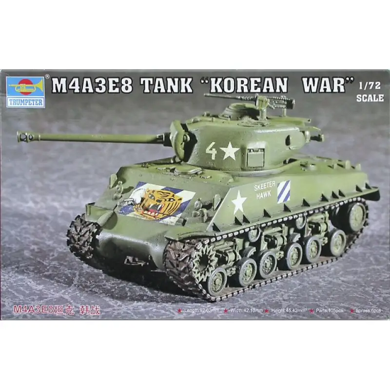M4A3E8 Tank "Korean War" -07229 Beste Prijs